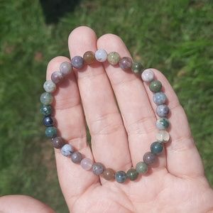 Indian Agate 6mm bracelet
